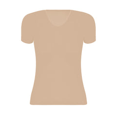 تعرفي على الازياء البرازيلية - تيشرت نسائي بيج من لوبا البرازيلية - ديلاديلي